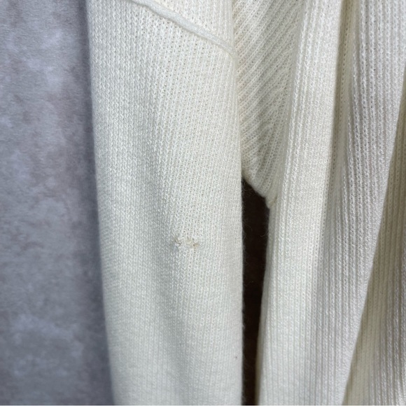 Sweaty Betty  Embrace Cashmere Blend Long Line Cardigan In Ivory Women's Sz S - Picture 8 of 8